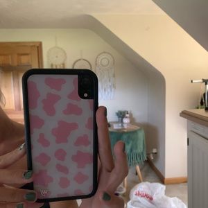 Cow print iPhone XR case